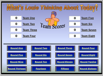 Pyramid Game Show Type Powerpoint Game Guess Louie