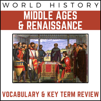 Preview of PowerPoint The Middle Ages & The Renaissance: World History Review Presentation
