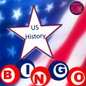 Preview of PowerPoint US History Bingo Game 8th grade STAAR review