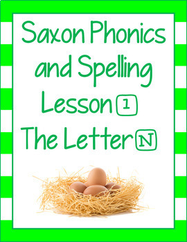 Preview of Saxon Phonics and Spelling 1st First Grade Teaching PowerPoint Lesson 1 FREEBIE