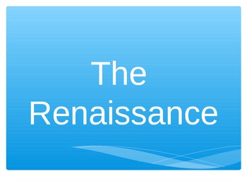 Preview of Unit 3 PowerPoint- Renaissance, Reformation, and Age of Discovery
