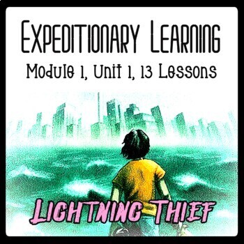 Preview of EngageNY 6th grade Lightning Thief Module 1 Unit 1 PowerPoints & Lesson Plans!