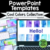 PowerPoints Templates for Winter with Cool Colors