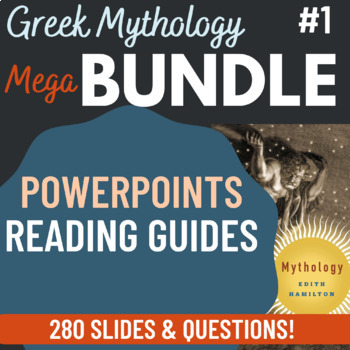 Preview of PowerPoints and Student Reading Guides for Greek Mythology by Edith Hamilton