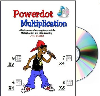 Preview of CD and Lyric Booklet for Powerdot Math (Workbook not included)