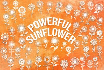 Preview of Powerful Sunflower Font