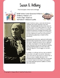 Powerful Women In History Reading Passage: Susan B. Anthony