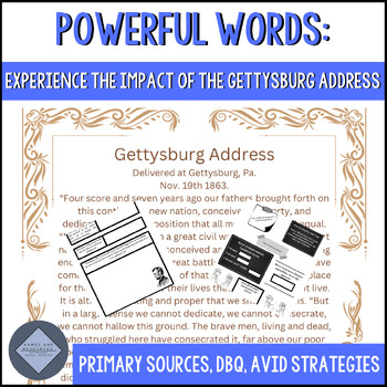 Preview of Powerful Words: Experience the Impact of the Gettysburg Address