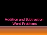 Powerpoint Addition and Subtraction Word Problems