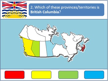 Preview of Powerpoint Game: Canadian Geography