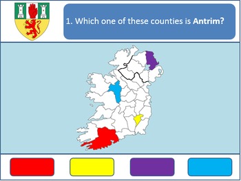 Preview of Powerpoint Game: Irish Geography