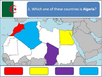 Preview of Powerpoint Game: North African Geography