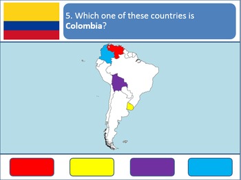 Preview of Powerpoint Game: South American Geography