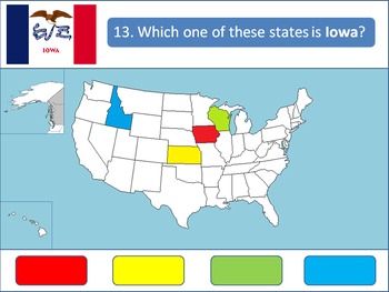 Preview of Powerpoint Game: United States Geography