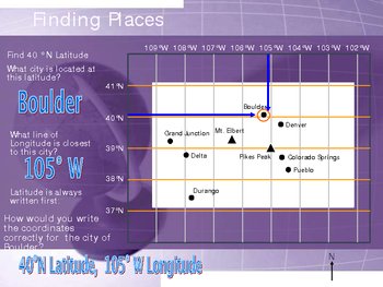 Powerpoint Geography Using Longitude And Latitude A A A Les 2 By perales
