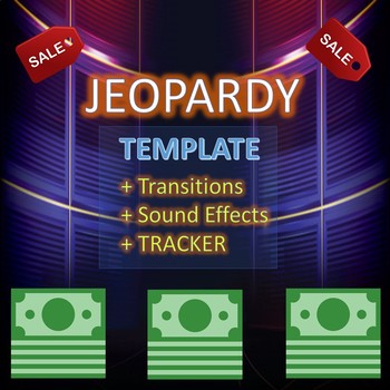 Preview of Powerpoint Jeopardy Game Show Template with Sound Effects