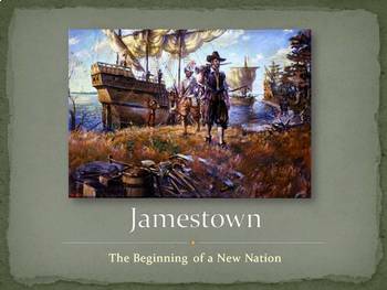 Preview of Jamestown Settlement Lecture - Virginia, Tobacco, Pocahontas, Smith, Rolfe