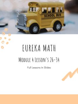 Preview of Powerpoint Lesson's for Eureka Math Kindergarten Module 4 Lesson's 26-34 Bundle