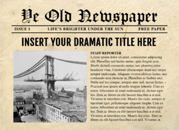 Preview of Powerpoint Newspaper Templates