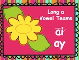 Powerpoint Phonics Drill Long a Vowel Teams (Mixed)
