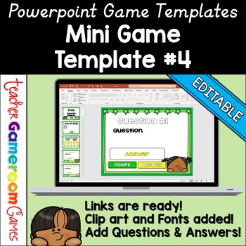 Preview of Powerpoint Template #15 - Google Slide Templates - Review Game Template