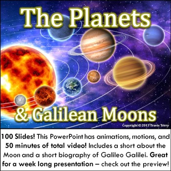 Preview of Powerpoint: The Planets and Galilean Moons