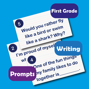 Powerpoint Writing Prompts For First Grade by The Scholars Shelf