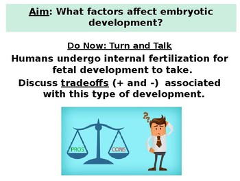 Preview of Powerpoint for Fetal Development and Reading Comprehension