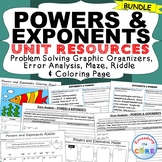 POWERS AND LAW OF EXPONENTS - BUNDLE Error Analysis, Graph