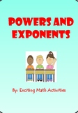 Powers and Exponents Fortune Teller (Cootie Catcher)