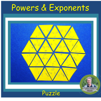 Preview of Powers and Exponents Puzzle Activity