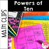 Powers of Ten Place Value Activity | Cut and Paste Math Wo