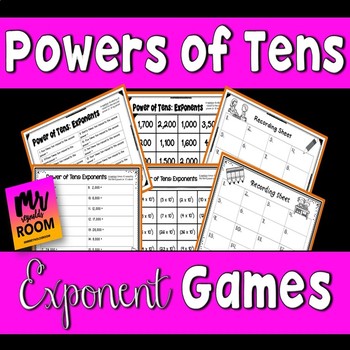 Preview of Powers of 10 Math Games