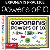 Powers of 10 Powerpoint Review Game Distance Learning