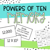 Powers of Ten Exponent - Memory Matching Game