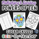 Powers of Ten Halloween Color by Number