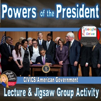 Preview of Powers of the President | Enumerated Executive Powers | Print & Digital | Civics