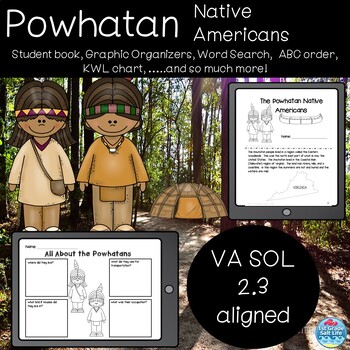 Preview of Powhatan / Eastern Woodlands Tribe / Native Americans VA SOL 2.3a
