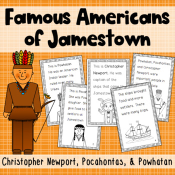 Preview of Powhatan, Pocahontas and Christopher Newport Student Book (SOL 1.3)