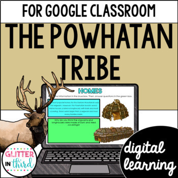 Preview of Powhatan Tribe and Eastern Woodlands Native Americans for Google Classroom