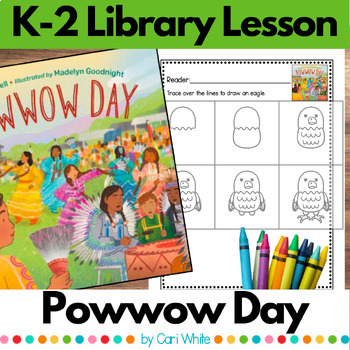 Preview of Powwow Day Library Lesson for Kindergarten First Grade & Second Grade