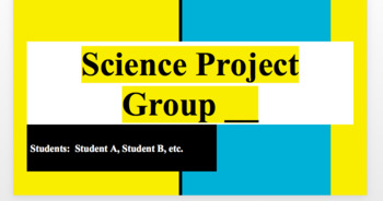 Preview of Ppt Science Fair Project Template