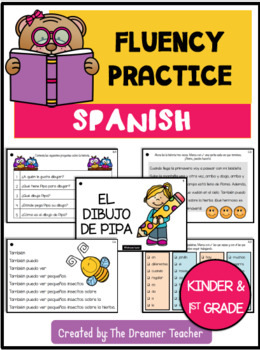Preview of Spanish Reading Fluency: Sentences and Short Passages Ladders