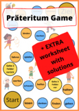 Präteritum Game + EXTRA worksheet with solutions
