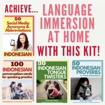 Preview of Practical Indonesian Lessons for Communication BUNDLE (Intermediate Level)