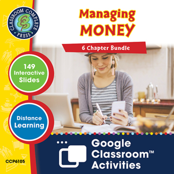 Preview of Practical Life Skills - Managing Money - Google Slides BUNDLE Gr. 9-12+ (SPED)