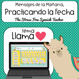 Practicando La FECHA /  LLAMA LOVE! / Daily Date Practice 