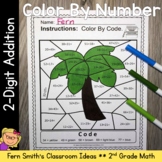 Practice 2-Digit Addition Color By Number Freebie