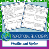 Ratios and Proportional Relationships - Review pages