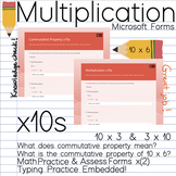 Practice/Assess Multiplying x10s & Commutative Property x1
